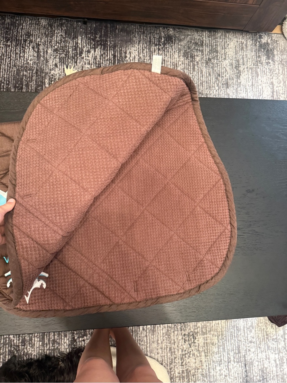 Voltaire Saddle Pad and Ear Bonnet Set. - Picture 5 of 8